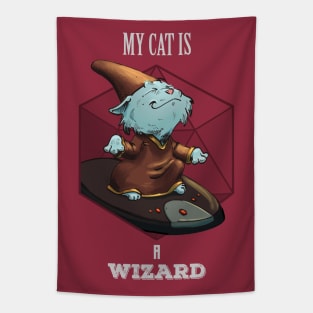 RPG Cat Wizard Tapestry