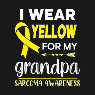 I Wear Yellow For My Grandpa T-Shirt