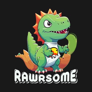 "Rawarsome" Dinosaur Kids T-Shirt