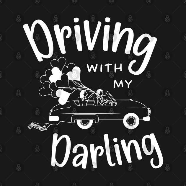 Driving with My Darling - Cute Romantic Couples by Enriched by Art