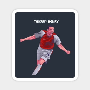 Thierry Henry In Vector Art Magnet