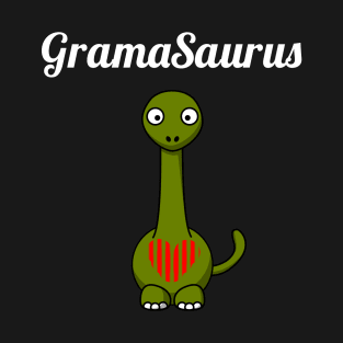 Gramasaurus Shirt Cute Dinosaur Grandma shirt T-Shirt