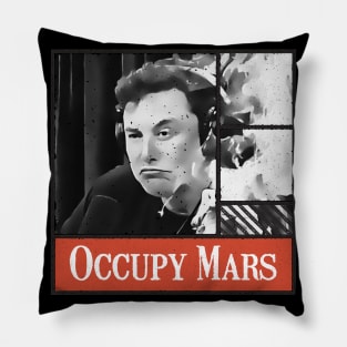 Occupy Mars Pillow