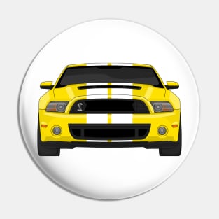 MUSTANG SHELBY GT500 YELLOW Pin