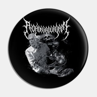 Death Metal Anthony Bourdain Pin