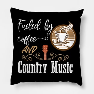Fueled by coffee and country music. Pillow