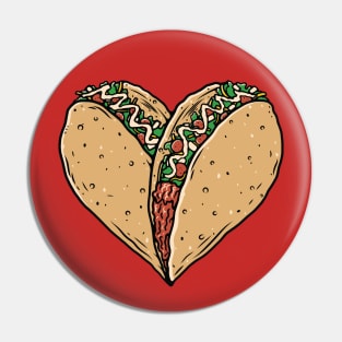 Taco Food Lover Pin