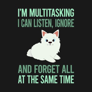 Multitasking Samoyed 28 T-Shirt