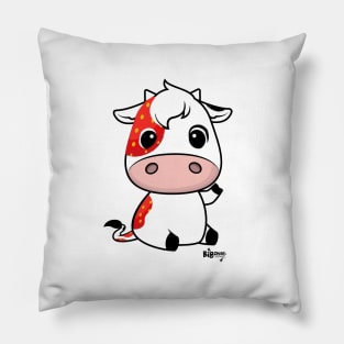 Cute Strawberry Cow Pillow