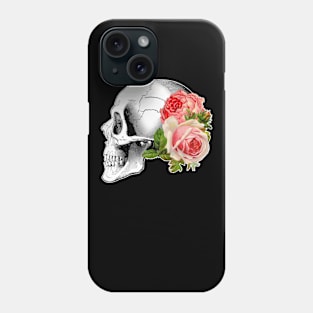 Skull with Roses Phone Case