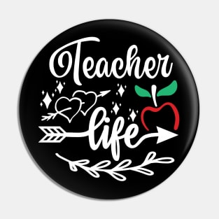 Teacher Life Pin