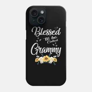 mothers day blessed to be called grammy Phone Case