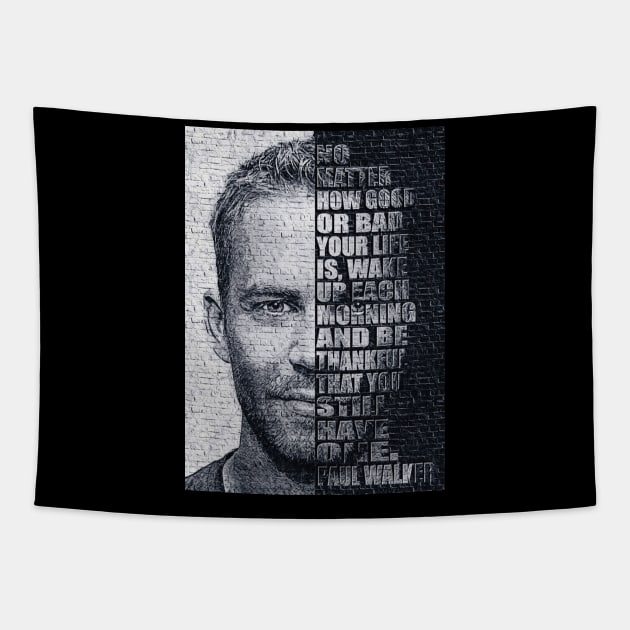 PAUL WALKER Tapestry by Samono