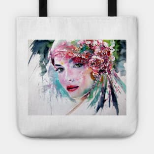 Beauty with flowers Tote