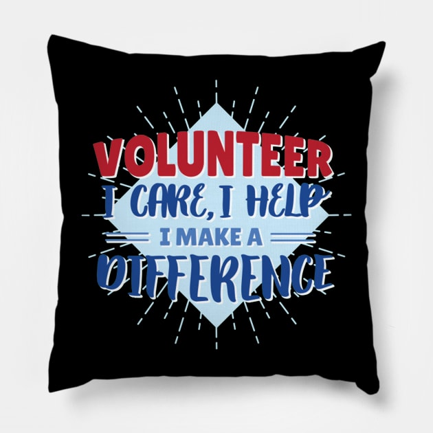 Volunteer Lettering Pillow by consigliop