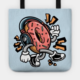 funny donuts cartoon Tote