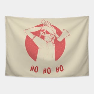 Ho Ho Ho Scary Theme Tapestry