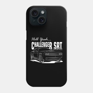 Challenger SRT Hellcat (White Print) Phone Case