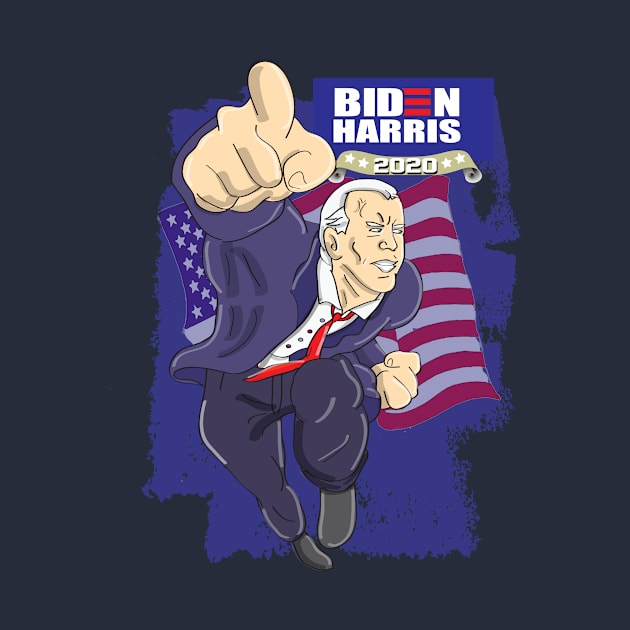 Biden Harris 2020 (comic style) by YasudaArt