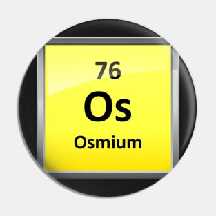 Osmium Periodic Table Element Symbol Pin
