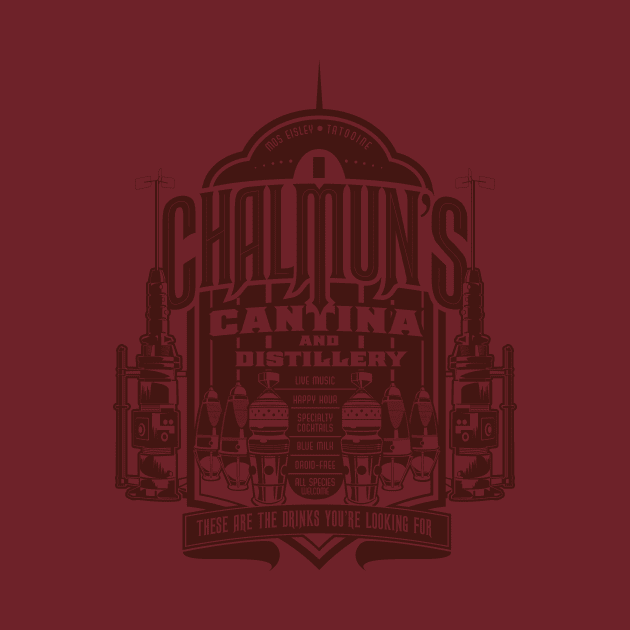 Chalmun's Cantina and Distillery by MindsparkCreative