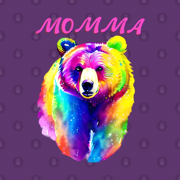 Momma BEAR with Text by FlippinTurtles