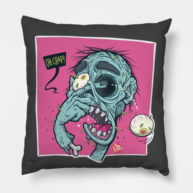 Oh crap! Pillow by Cr8tivMojo