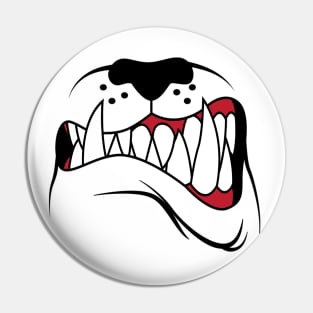 Mouth Mask Bulldog Masks Scary Halloween Grin Pin