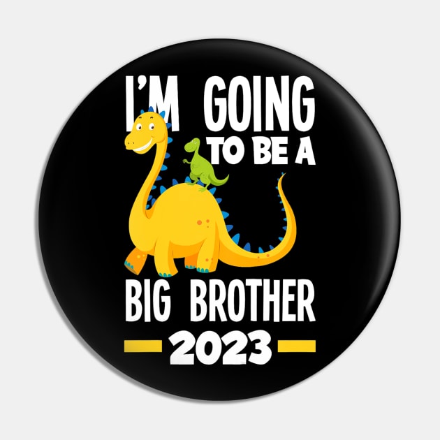 I'm Going To Be A Big Brother 2023 Dinosaur Dino Pin by tabbythesing960