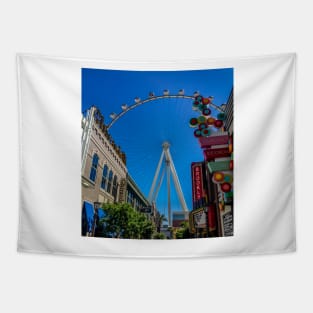 Linq Promenade - High Roller Ferris Wheel - Las Vegas Tapestry