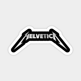 Helvetica ROCKS Magnet