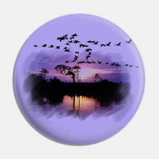 Calm sunset Pin