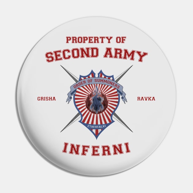 Property of Second Army Inferni Pin by BadCatDesigns