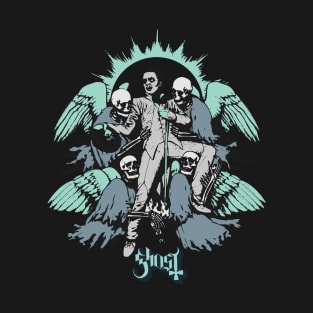 Ghost Retro Style Mint Green T-Shirt