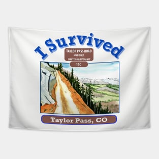 I Survived Taylor Pass, CO Tapestry