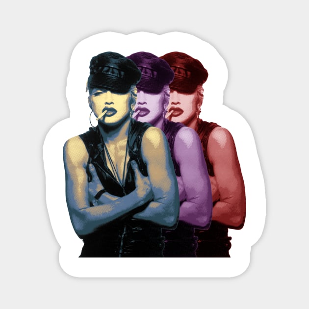 Madonna Pop Shadow Magnet by Oges Rawon