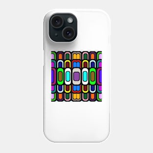 Colorful pattern, 1970s Phone Case