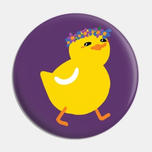 Flower Duck Pin