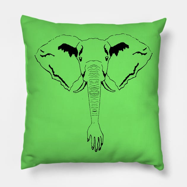 elephand Pillow by Edenave