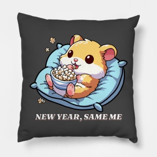 New year, same me hamster! Pillow