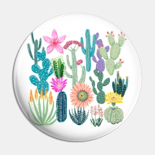 Desert cactus Pin