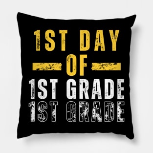 First Day of School for First Grade Teachers Pillow