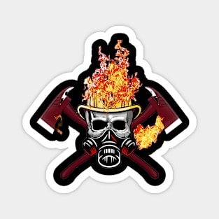 BAD ASS FIREFIGHTER Magnet