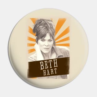 Vintage Aesthetic Beth Hart 80s Pin