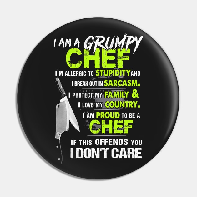 Proud To Be A Chef Pin by melinhsocson