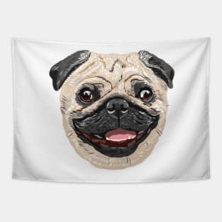 Ziggy the Pug Tapestry