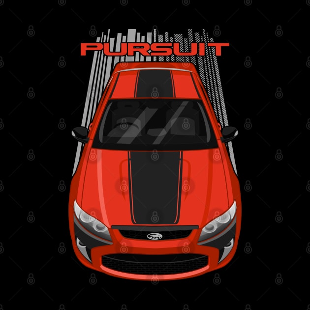 Ford FPV Pursuit UTE - Orange - Black Stripe by V8social