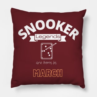 Snooker legends t-shirt special gift for her or him Pillow