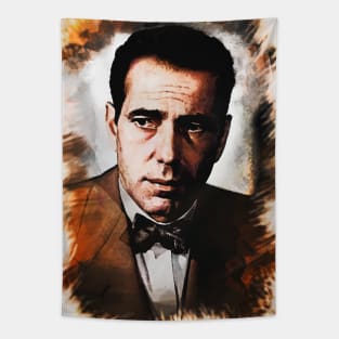 Humphrey Bogart portrait Tapestry