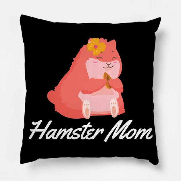 Hamster Mom | Hamsters Pillow by Streetwear KKS